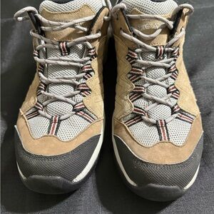 Scarpa Tan and Gray Hiking Shoes Sz 12